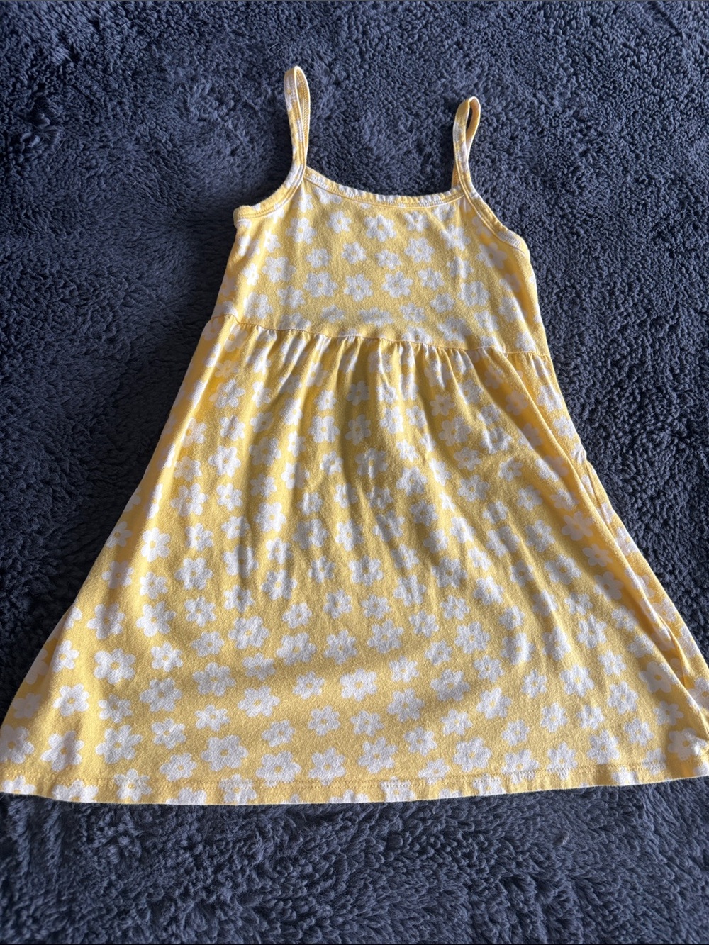 Old Navy Toddler Yellow Floral Cotton Sundress 4T